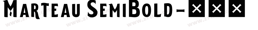 Marteau SemiBold字体转换